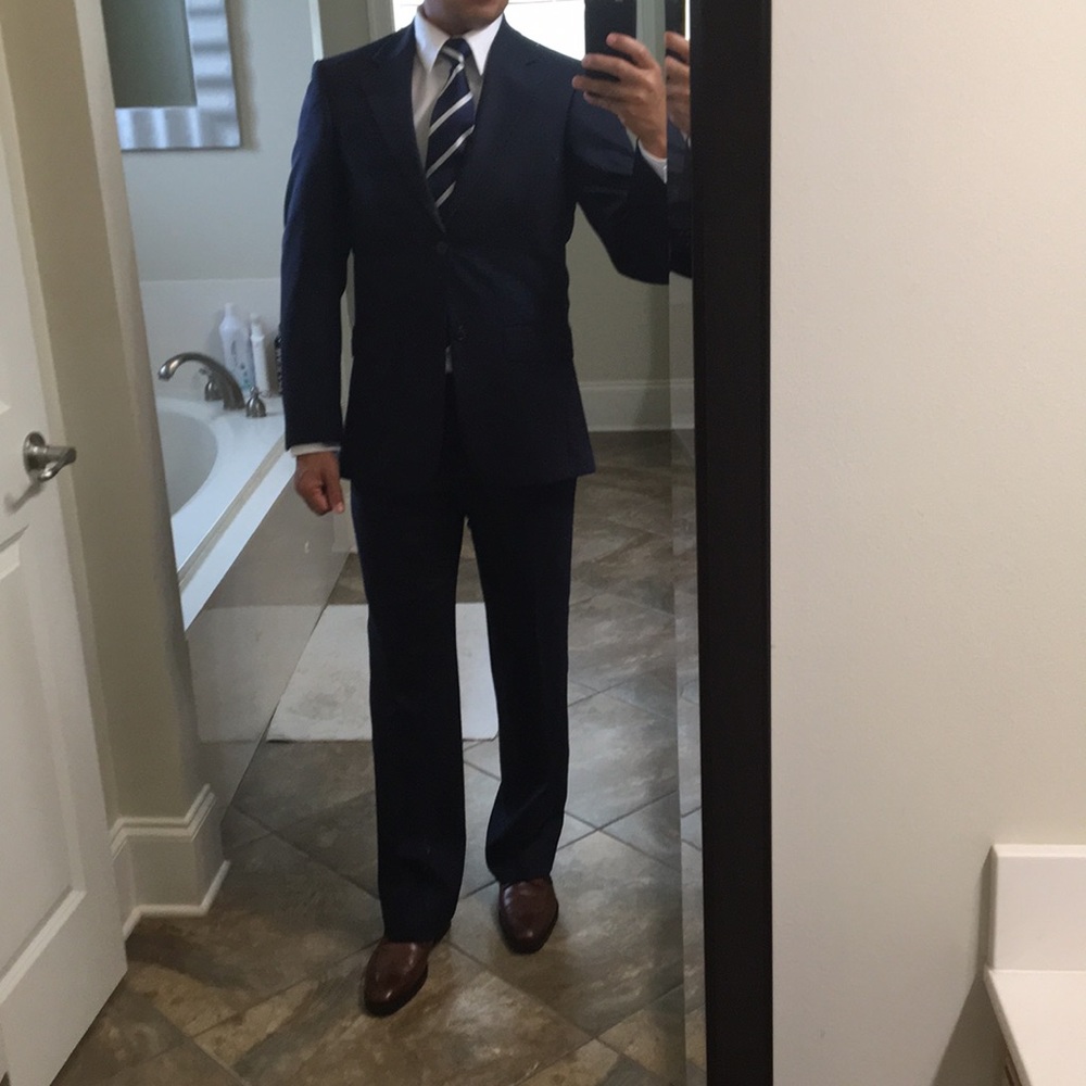 Kenneth Cole New York Men’s Suit Navy Slim Fit